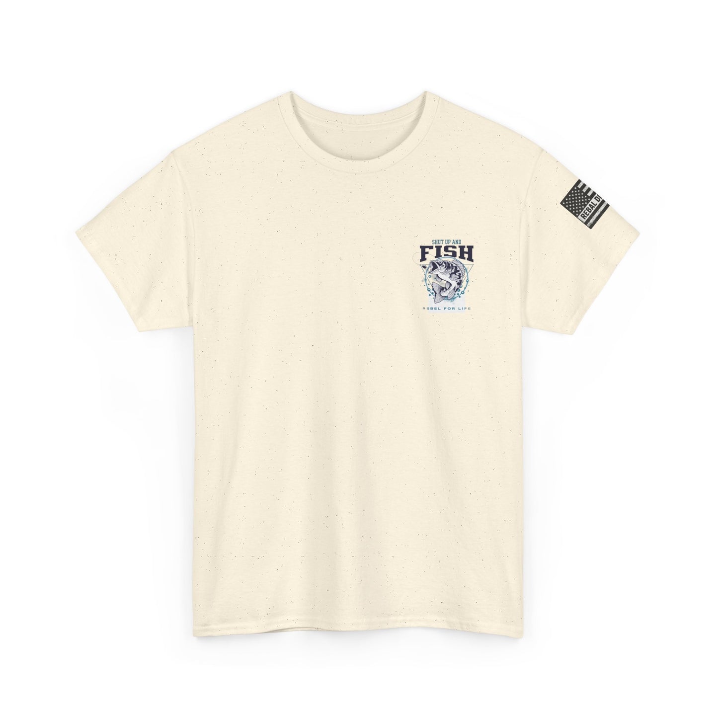 Cool Fisherman Tee, Fishing Shirt, Rebel for Life Tee, Outdoor Adventure Apparel, Casual Gift for Anglers