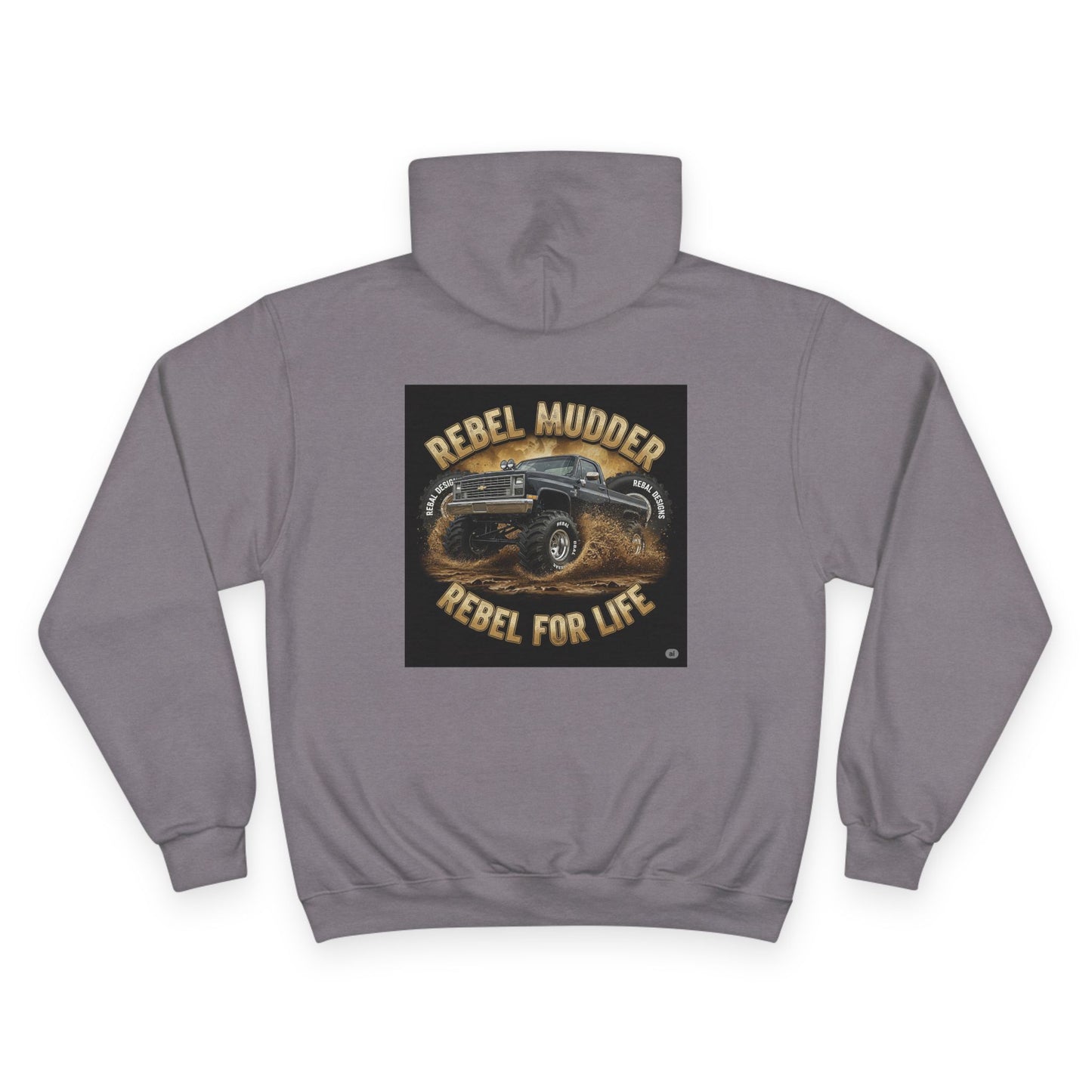 Rebel Mudder Hoodie – Perfect for Off-Road Adventurers, Outdoor Enthusiasts, Gifts for Him, Casual Wear, Rebel Designs