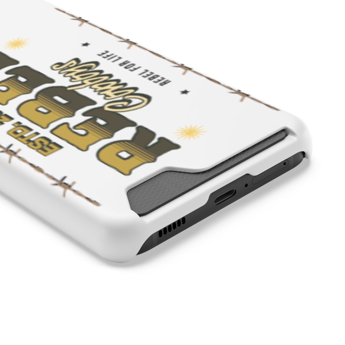 Rebel Cowboys Phone Case, Trendy Card Holder Cover for Western Lovers, Gift for Cowpoke Enthusiasts, Rebel For Life, Unique Tech Accessory