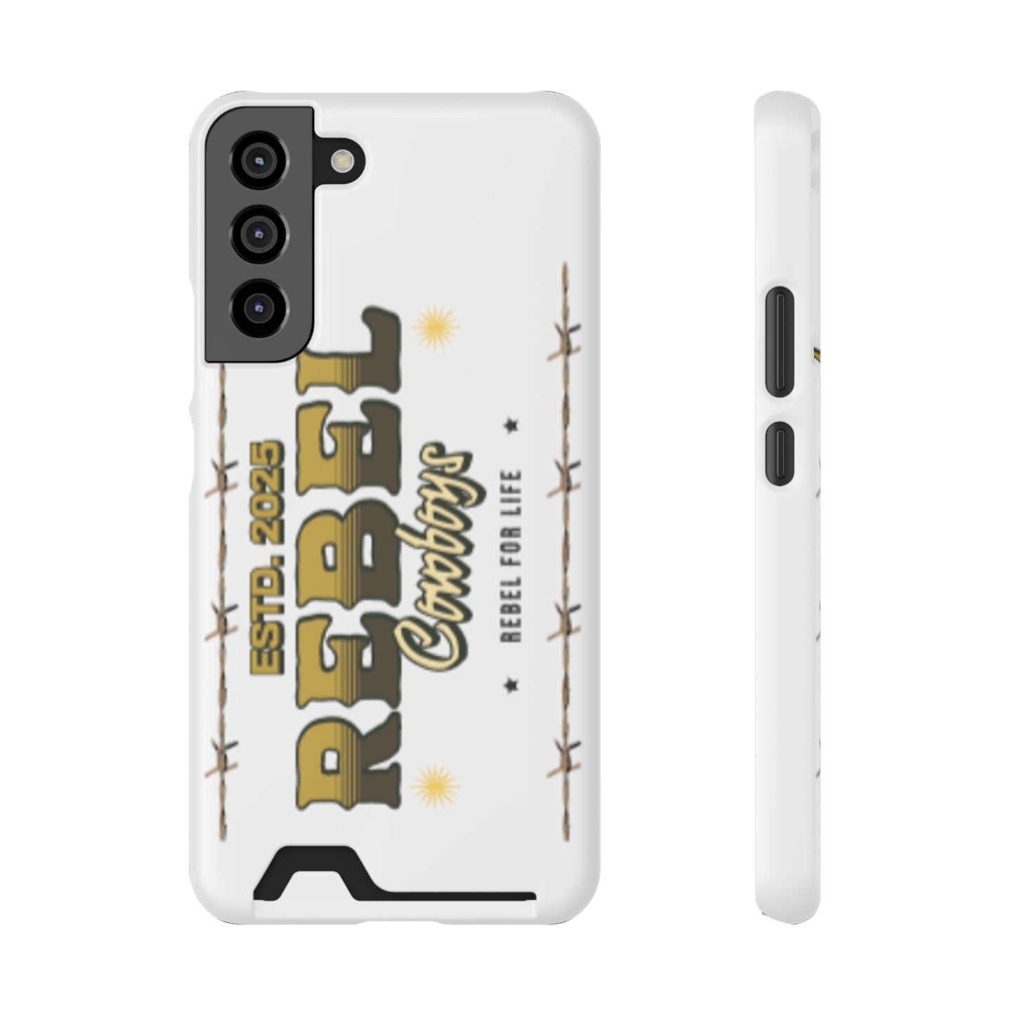 Rebel Cowboys Phone Case, Trendy Card Holder Cover for Western Lovers, Gift for Cowpoke Enthusiasts, Rebel For Life, Unique Tech Accessory