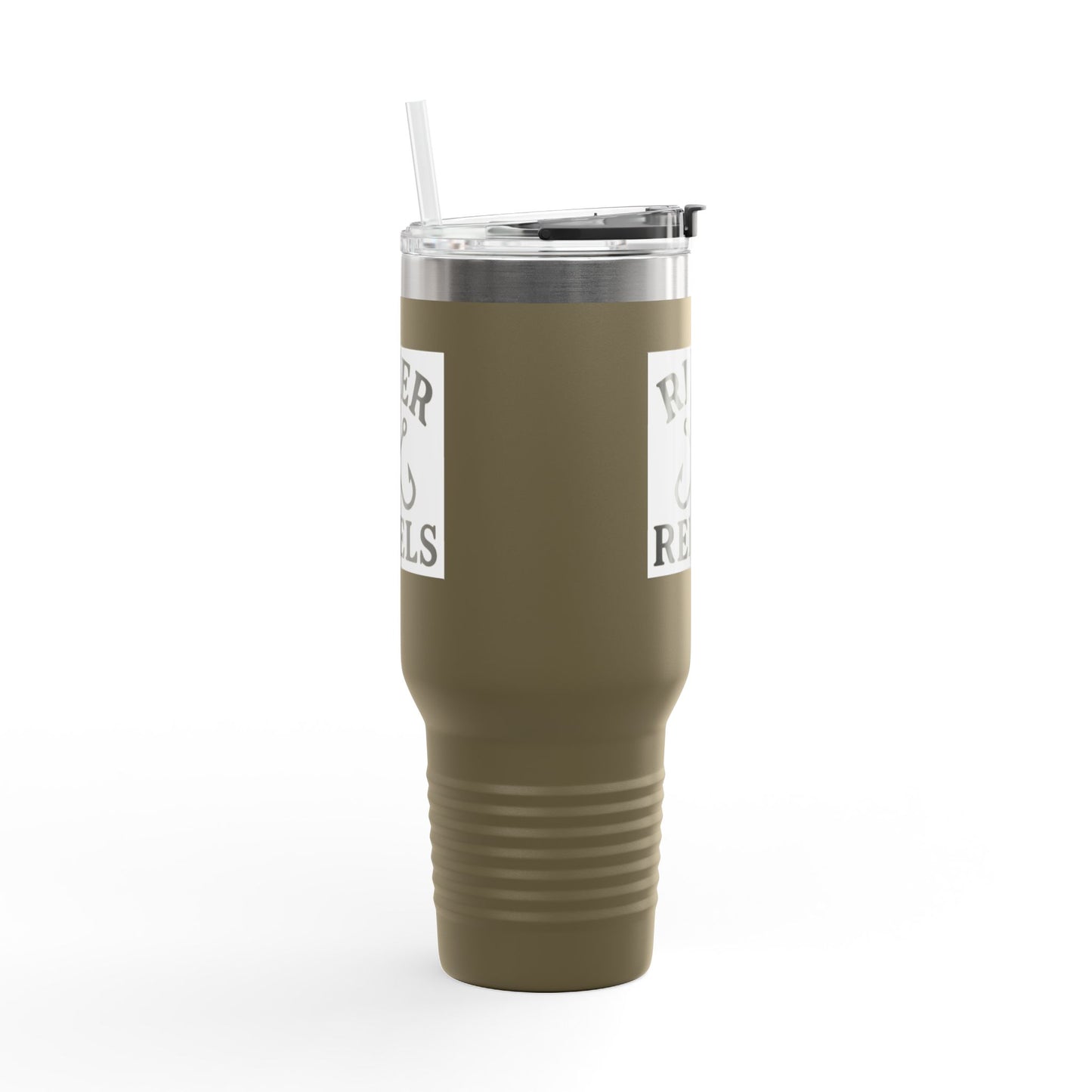 Insulated Travel Mug, 40oz - Perfect for Adventurers, Camping, Personalized Gift, Road Trips, Festivals, River Rebels Theme