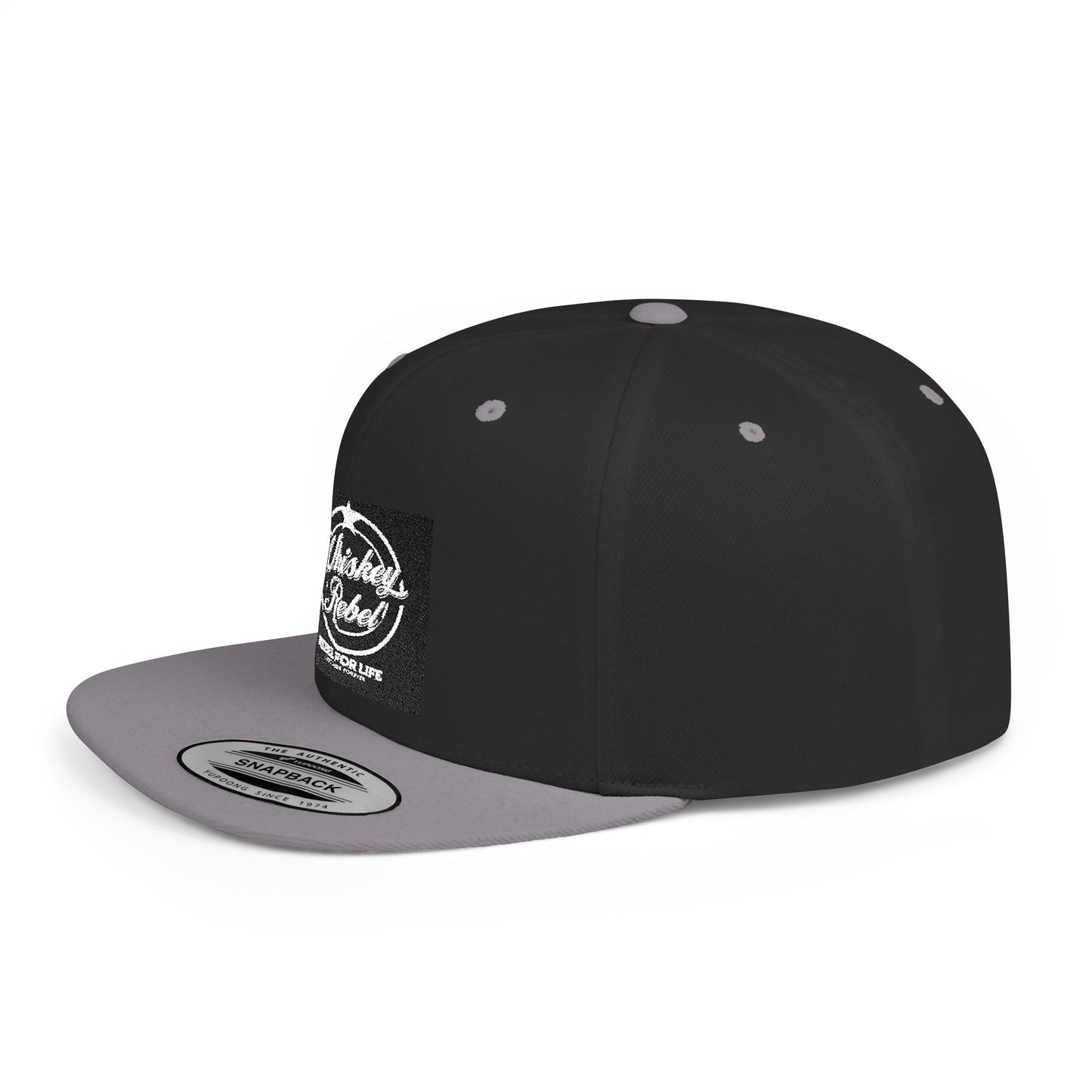 Whiskey Flask Flat Bill Snapback Hat, Stylish Men's Cap for Gifts, Trendy Summer Fashion, Beer Lover Accessories, Party Ready Gear