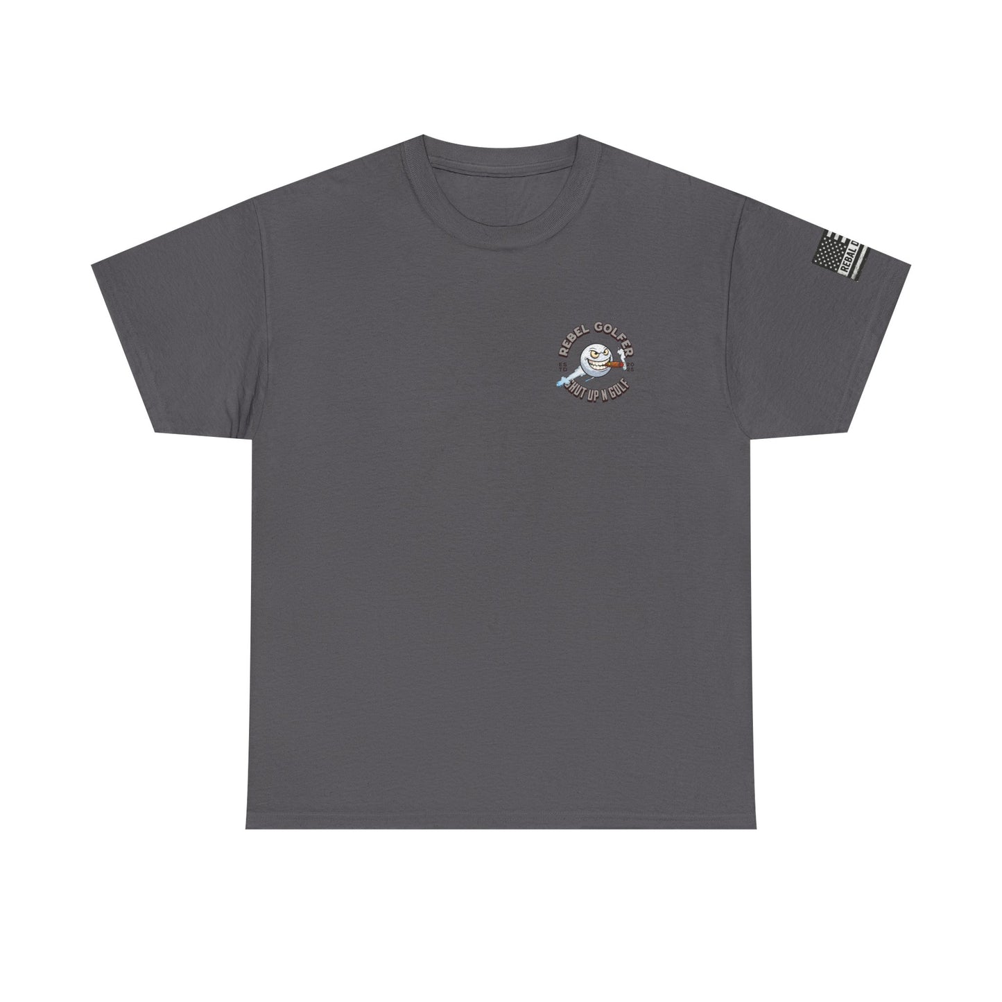 Rebel Golfer Unisex Heavy Cotton Tee - Fun Golf Shirt for Enthusiasts, Perfect Gift for Golf Lovers, Sportswear, Casual Tee, Golfing Apparel