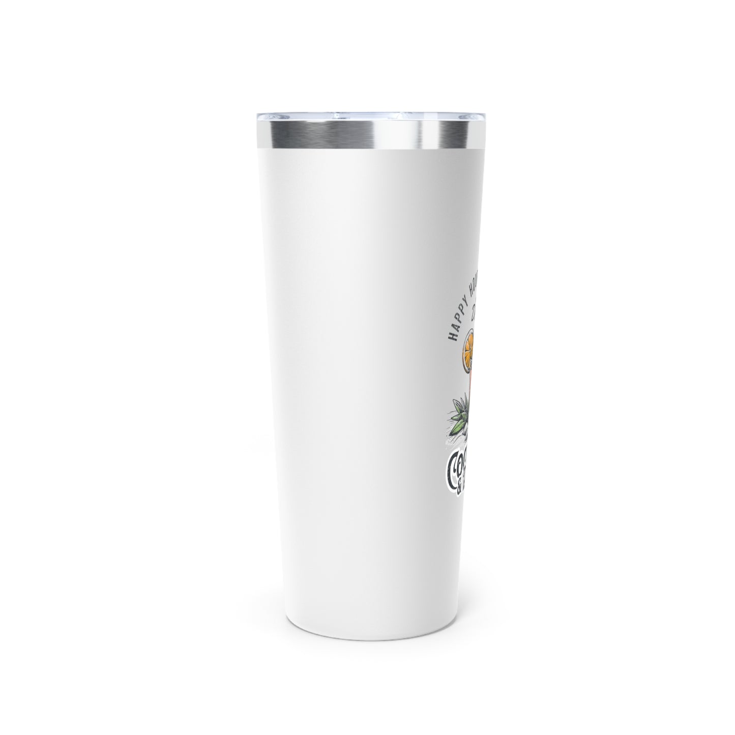 Cocktail Hour Copper Tumbler - Insulated Drinkware for Happy Hour, Outdoor Parties, Tailgating, Gift Idea