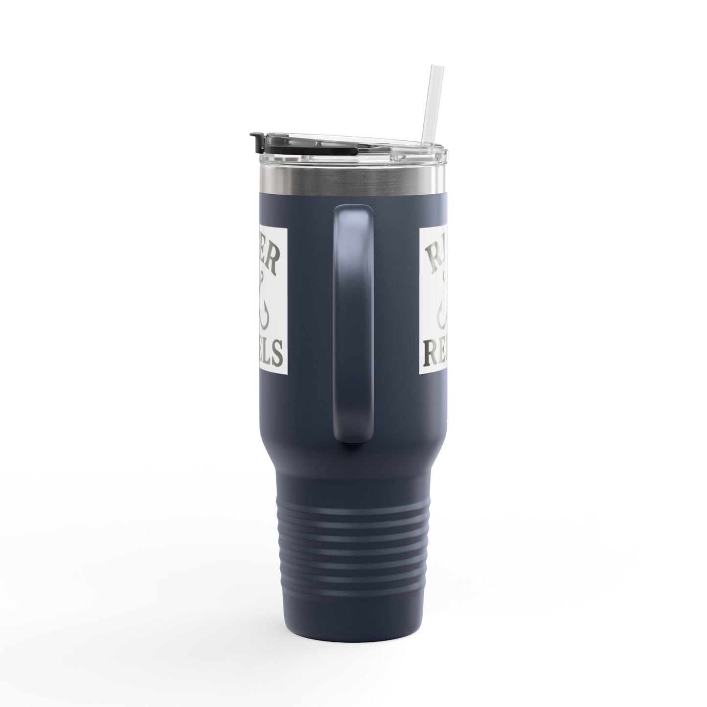 Insulated Travel Mug, 40oz - Perfect for Adventurers, Camping, Personalized Gift, Road Trips, Festivals, River Rebels Theme