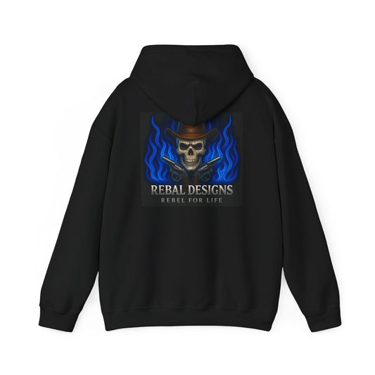 Rebel Designs Heavy Blend Hoodie | Casual Streetwear, Gift for Him, Graphic Hoodie, Unisex Sweatshirt, Trendy Lifestyle Apparel