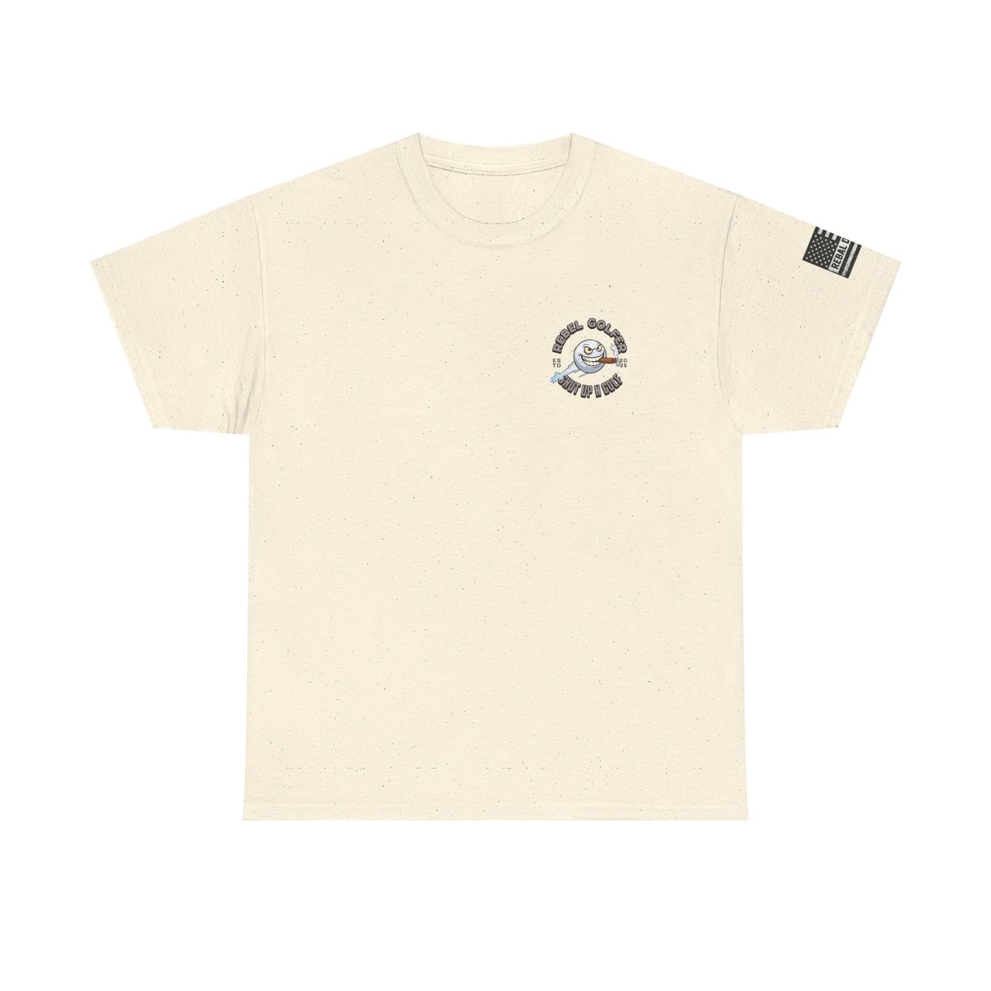 Rebel Golfer Unisex Heavy Cotton Tee - Fun Golf Shirt for Enthusiasts, Perfect Gift for Golf Lovers, Sportswear, Casual Tee, Golfing Apparel