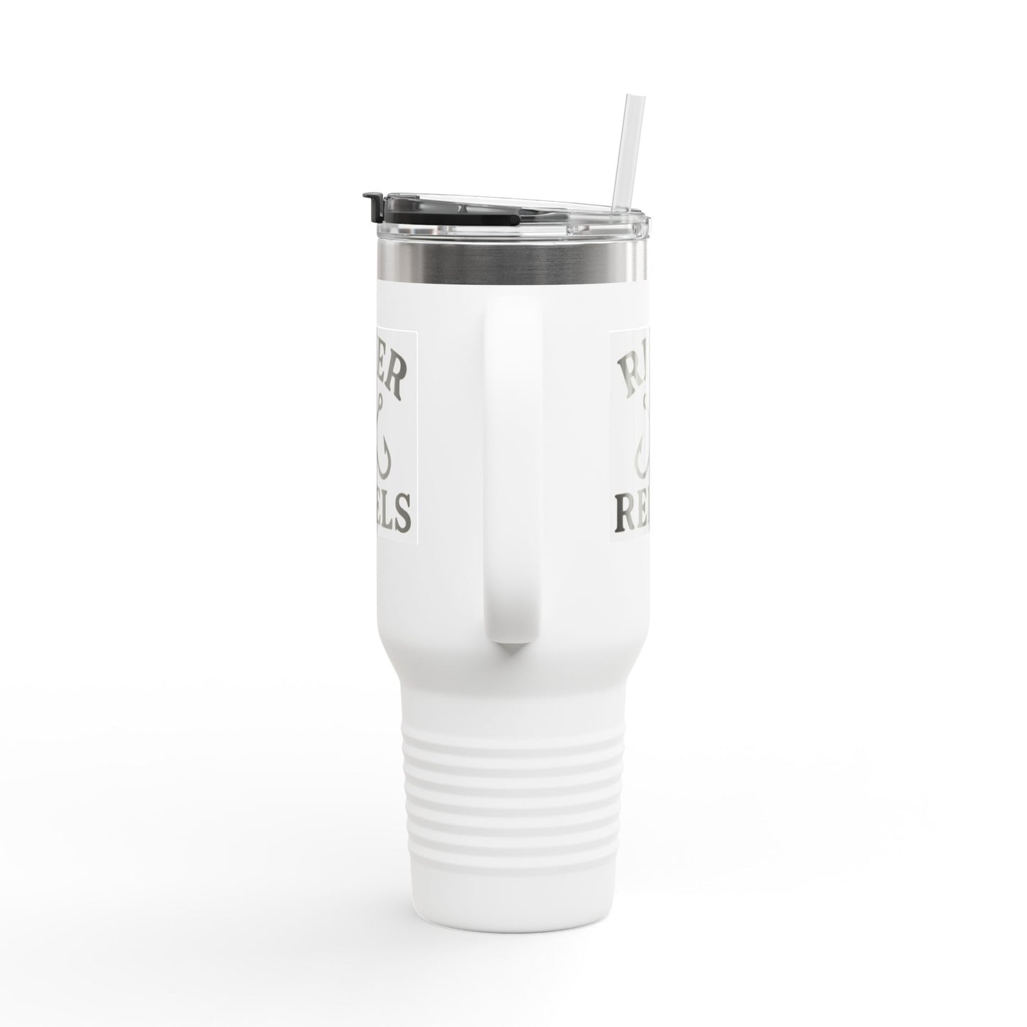 Insulated Travel Mug, 40oz - Perfect for Adventurers, Camping, Personalized Gift, Road Trips, Festivals, River Rebels Theme