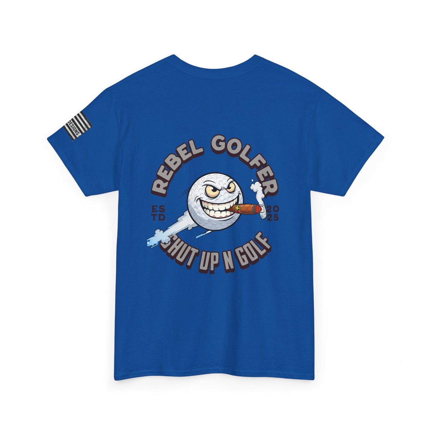 Rebel Golfer Unisex Heavy Cotton Tee - Fun Golf Shirt for Enthusiasts, Perfect Gift for Golf Lovers, Sportswear, Casual Tee, Golfing Apparel