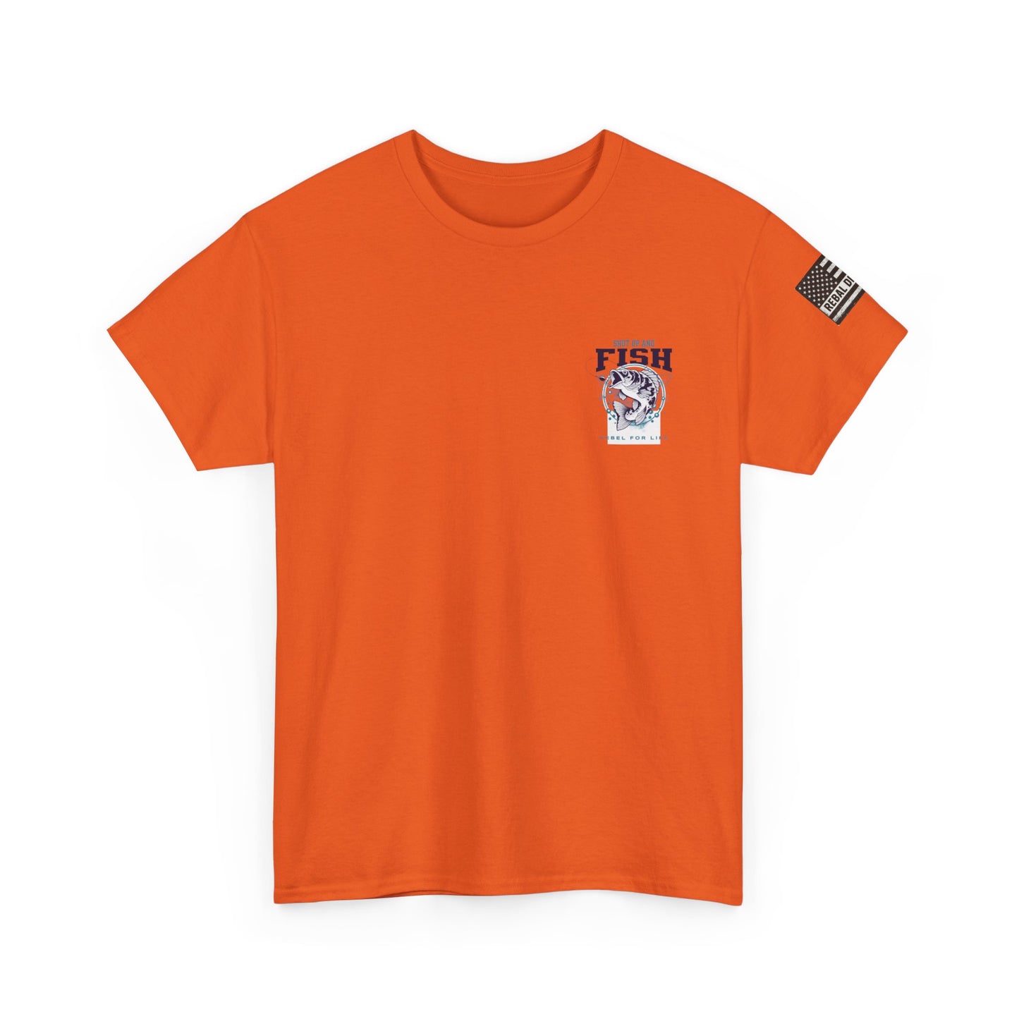 Cool Fisherman Tee, Fishing Shirt, Rebel for Life Tee, Outdoor Adventure Apparel, Casual Gift for Anglers