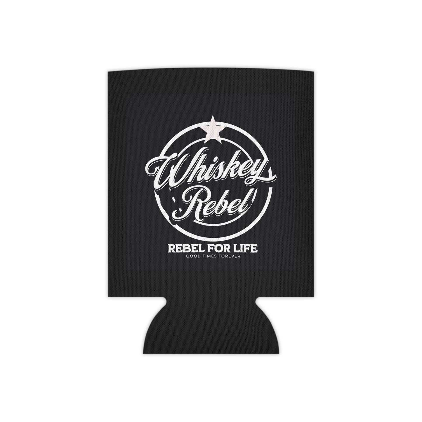 Whiskey Rebel Can Cooler | Party Favor, Gift for Whiskey Lovers, Summer BBQ, Outdoor Adventure, Beer Holder