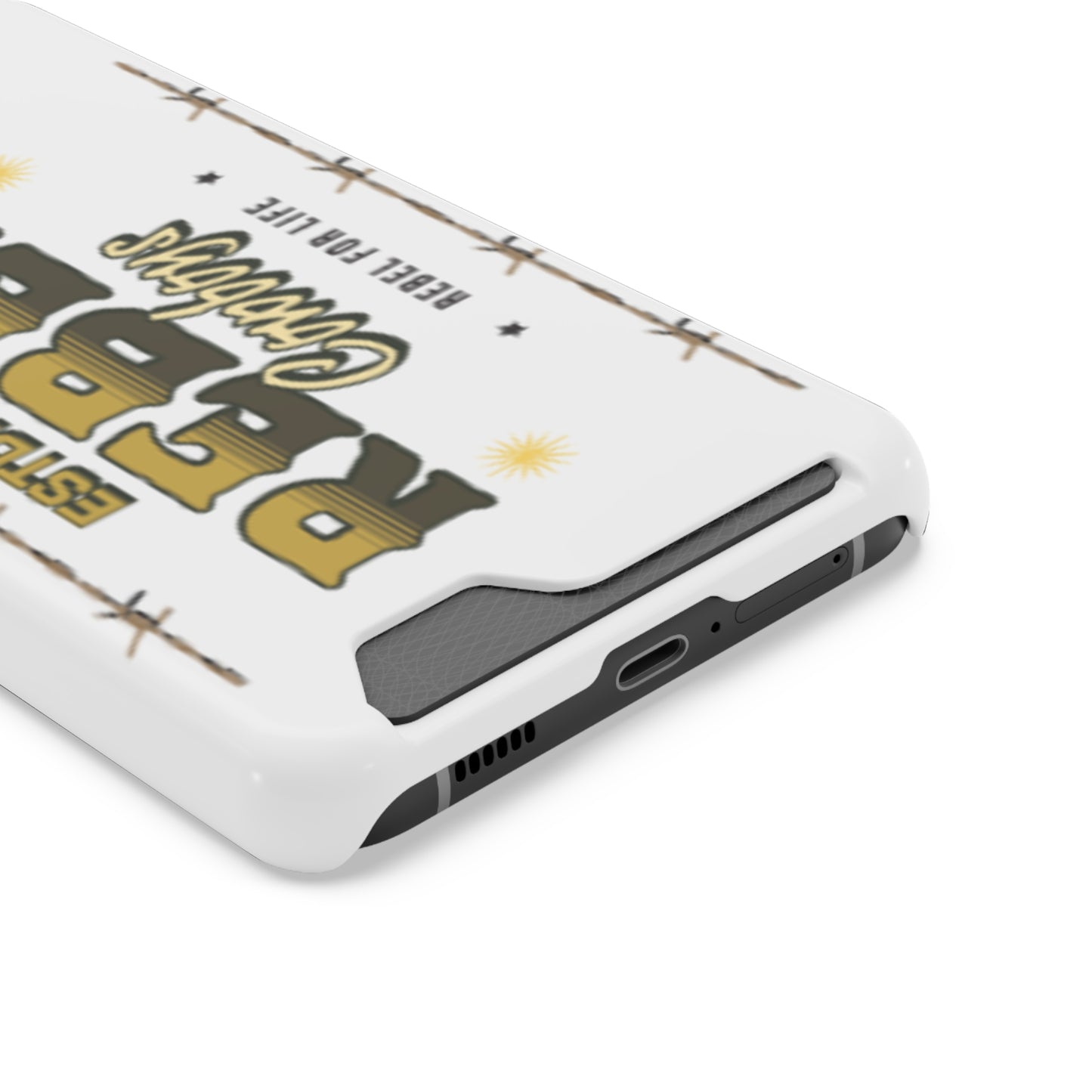 Rebel Cowboys Phone Case, Trendy Card Holder Cover for Western Lovers, Gift for Cowpoke Enthusiasts, Rebel For Life, Unique Tech Accessory
